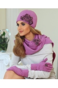 Комплект женская шапочка + шарф Kamea Eleonora