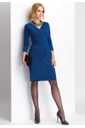 Трикотажное платье синего цвета Sunwear PS62-5
