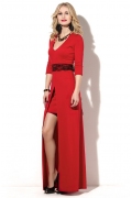 Эффектное платье красного цвета Donna Saggia DSP-184-29t