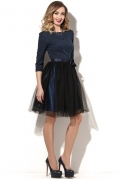 Платье-пачка чёрного цвета Donna Saggia DSP-182-6