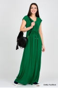 Длинное зеленое платье Emka Faahion PL-414/lust