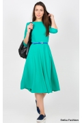 Платье бирюзового цвета Emka Fashion PL-407/tori