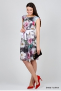 Летнее шифоновое платье Emka Fashion PL-417/gimaliya