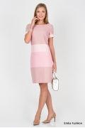 Хлопковое платье лилового цвета Emka Fashion PL-422/beteni