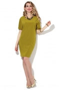 Платье оливкового цвета Donna Saggia DSP-83-9