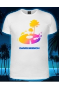 Мужская футболка Dance Session (Светится в ультрафиолете)