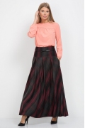 Длинная юбка в клетку Emka Fashion 427-miloslava