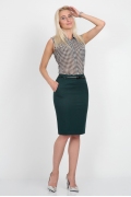 Офисная юбка Emka Fashion 556-gvenet