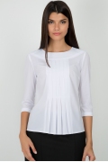 Белая блузка Emka Fashion b 2107/brenda