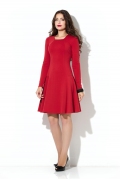 Красное платье Donna Saggia DSP-207-29t (коллекция осень 2015)
