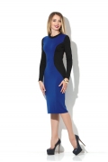 Чёрно-синее платье Donna Saggia DSP-194-37t
