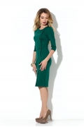 Платье-футляр зелёного цвета Donna Saggia DSP-192-44t