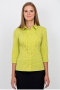 Блузка фисташкового цвета Emka Fashion b 2105/shelest