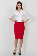 Красная юбка-карандаш Emka-Fashion 544-rostislava