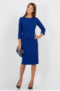 Синее платье Emka Fashion PL-429/elpis