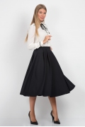 Чёрная юбка Emka Fashion 557-doli