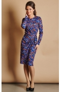 Платье с цветочным принтом TopDesign B5 076
