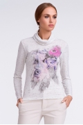Блузка с цветочным принтом Sunwear U26