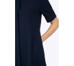 Летнее платье-рубашка темно-синего цвета Emka PL592/sandro