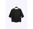 Стильная блузка в чёрном цвете Emka B2526/plain