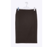 Тёмно-коричневая юбка-карандаш Emka S629/rudi
