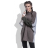Купить в интернет-магазине удлиненный свитер oversize Fobya F428