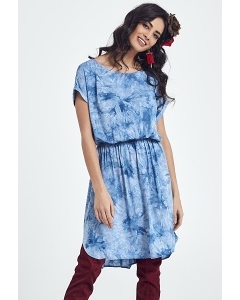 Лёгкое летнее платье синего цвета Ennywear 250064