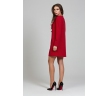 Красное романтическое платье Donna Saggia DSP-306-56
