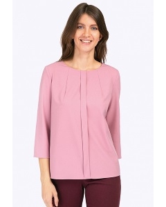 Блузка пастельно-розового цвета Emka B2288/zayn