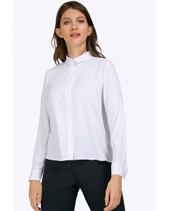 Белая офисная блузка Emka B2375/luisa