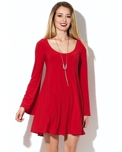 Мини-платье красного цвета Donna Saggia DSP-202-29t