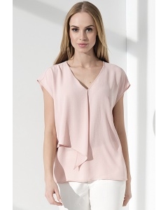 Летняя женская блузка с V-образным вырезом Sunwear I12-2-17