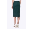 Офисная юбка тёмно-зеленого цвета Emka S775/alberi