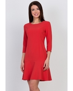 Красное короткое платье Emka Fashion PL-442/rozmari