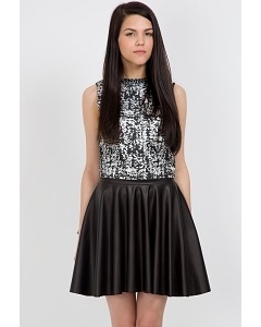 Черная юбка-полусолнце Emka Fashion 509-sia