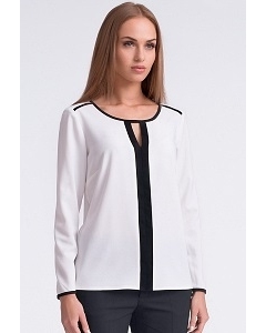 Бело-чёрная блузка Sunwear U37