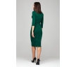 Купить зелёное платье-футляр с фигурным вырезом Donna Saggia DSP-270-44t в интернет-магазине недорого
