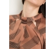 Нежная блузка прямого кроя с рукавом 3/4 Emka B2577/voss