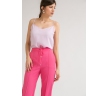 Широкие брюки ярко-розового цвета Emka D139/cristall