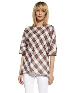 Летняя женская блузка в ромбик EnnyWear 230112
