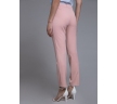 Укороченные брюки розового цвета Emka D021/fussy