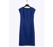 Платье-футляр синего цвета Emka PL1016/caracas