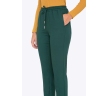 Зелёные брюки на резинке Emka D063/cheril