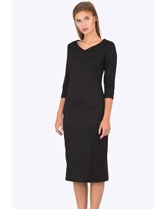 Чёрное платье Emka Fashion PL-528/giacinta