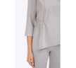 Блузка серого цвета прямого кроя Emka B2387/gabriella
