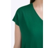 Летняя свободная блузка зеленого цвета Emka B2314/calvin