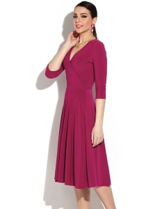 Романтическое платье ягодного цвета Donna Saggia DSP-04-68t