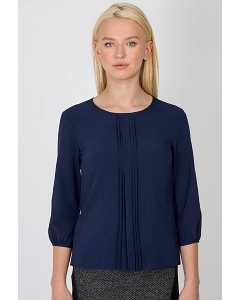 Тёмно-синяя блузка цвета Emka Fashion b 2101/kosmos