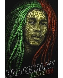 Мужская футболка Bob Marley (светится  темноте)