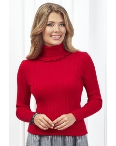 Женский свитер красного цвета Andorvers Z266
